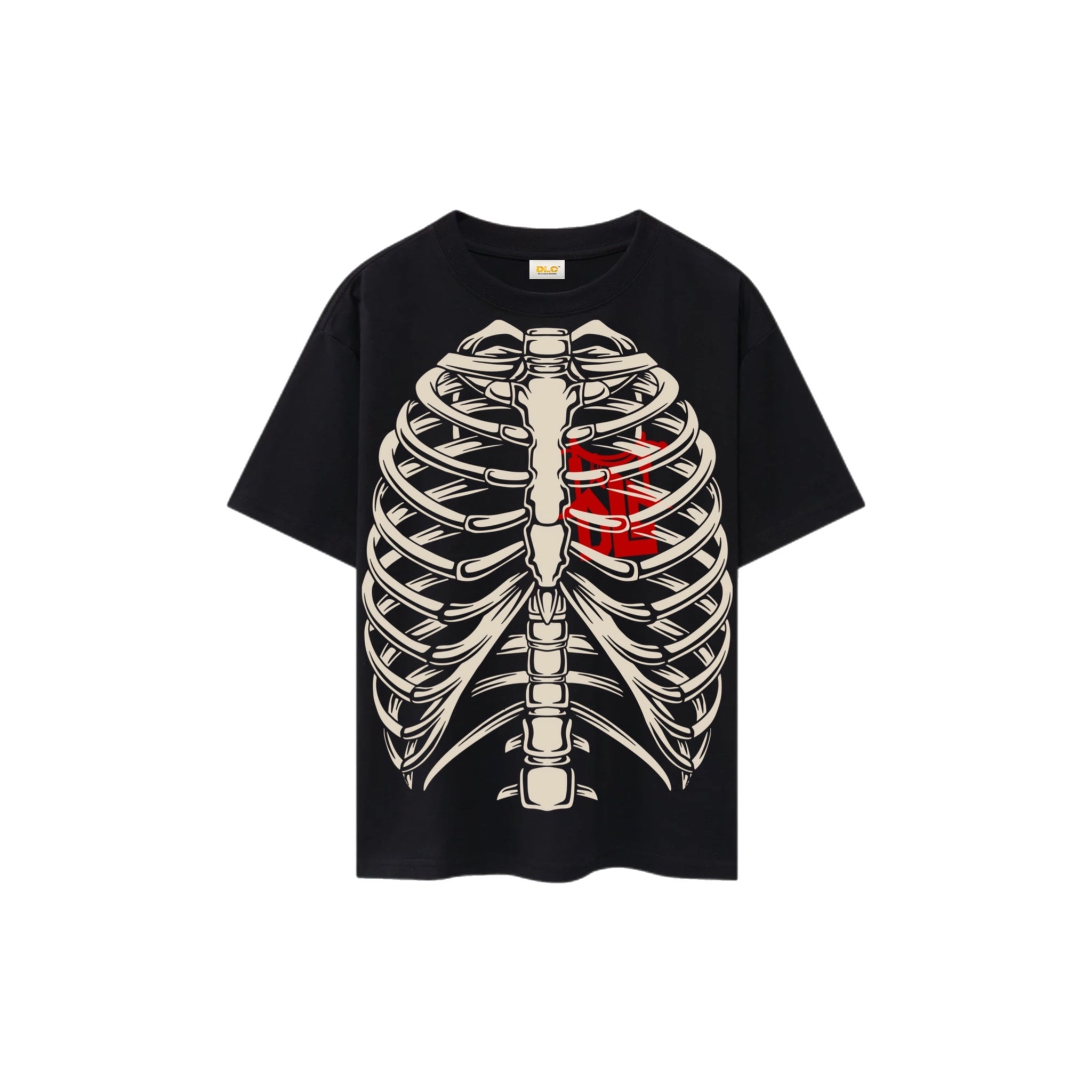 DLC Skeleton Tee -Black