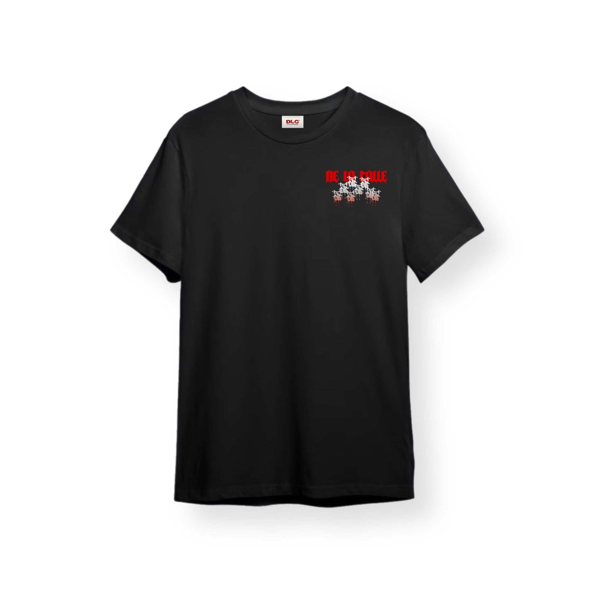 DLC Drip Tee - Black/Red