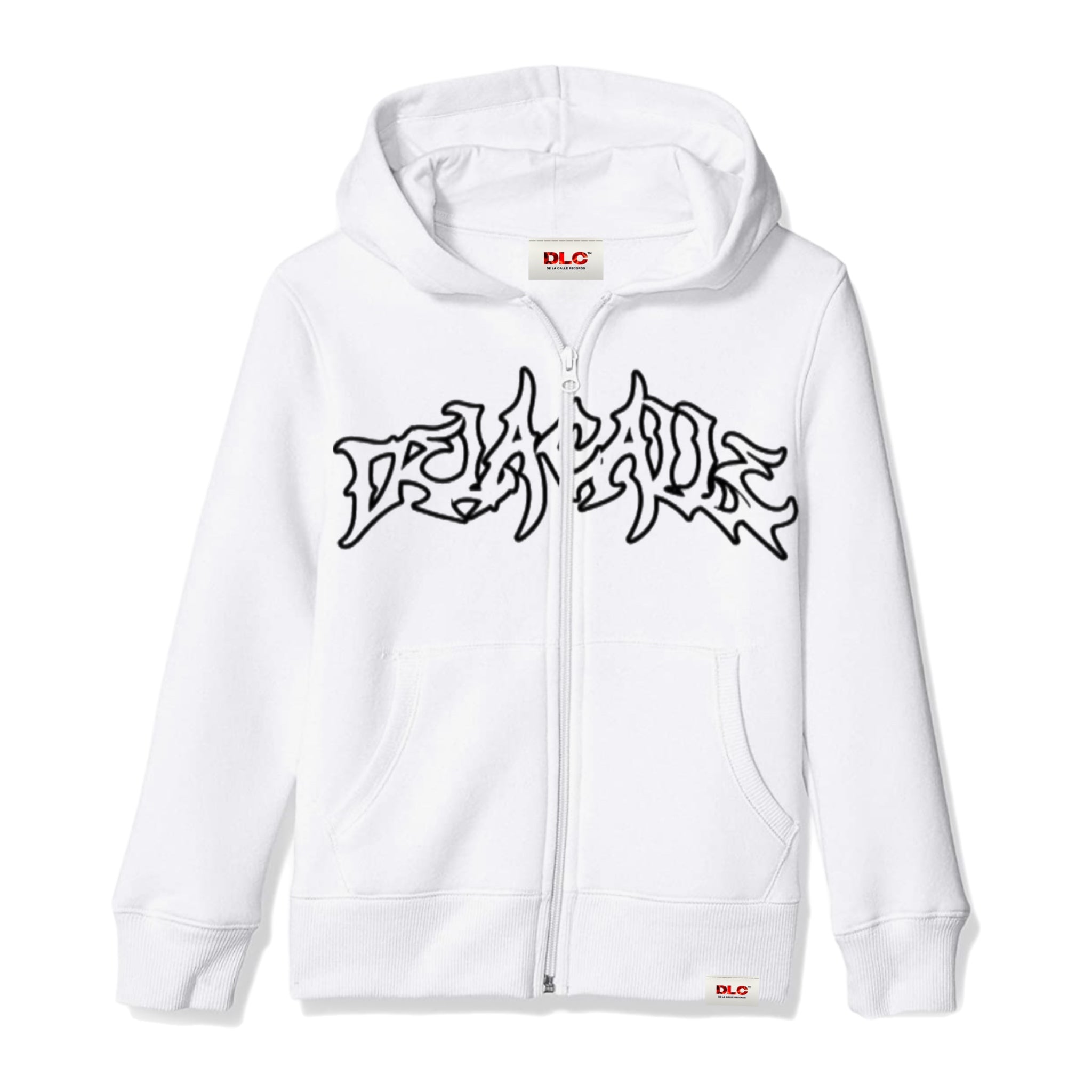 DLC Zipper Hoodie - White