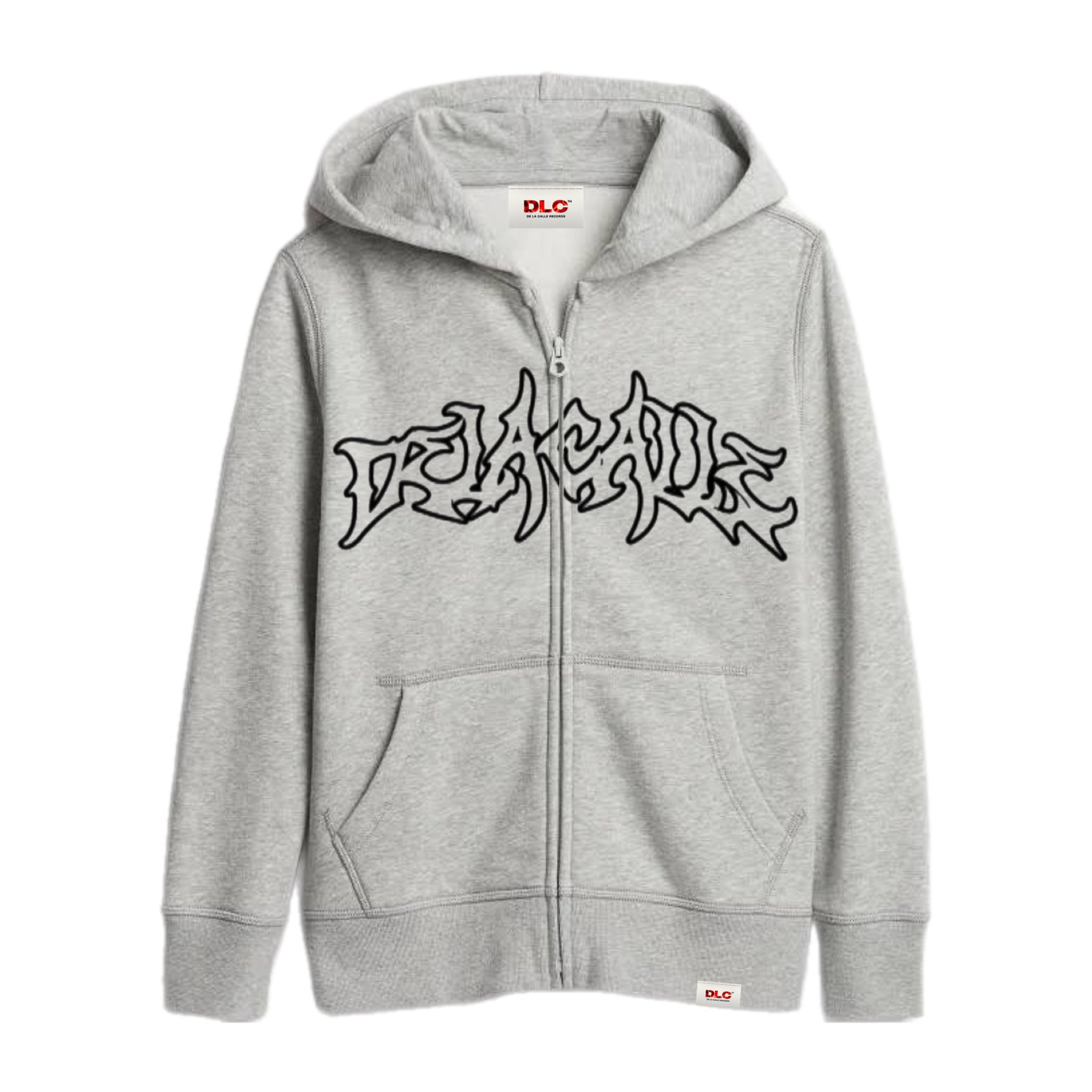 DLC Zipper Hoodie - Grey